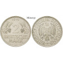 Federal Republic, Standard currency, 2 DM 1951, D-J, vf, J. 386