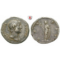 Roman Imperial Coins, Hadrian, Denarius 124-125, good vf