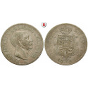 Brunswick, Kingdom of Hanover, Ernst August, Taler 1843, vf