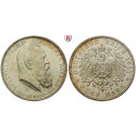 German Empire, Bayern, Luitpold, Prinzregent, 5 Mark 1911, D, vf-xf / xf, J. 50