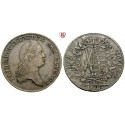 Sachsen (Saxony), Albertine branch, Friedrich August III., Konventionstaler 1778, vf-xf