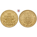 German Empire, Hamburg, 20 Mark 1884, J, vf-xf, J. 210