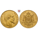 France, Napoleon III, 50 Francs 1857, 14.52 g fine, vf-xf