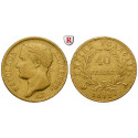 France, Napoleon I (Emperor), 40 Francs 1812, 11.61 g fine, vf-xf