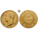 France, Napoleon I (Emperor), 40 Francs 1810, 11.61 g fine, good vf