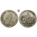 Brandenburg-Prussia, Kingdom of Prussia, Friedrich II, 1/4 Reichstaler 1750, vf