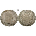 Austria, Empire, Franz II (I), Konventionstaler 1823, vf