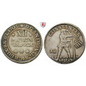 Brunswick, Brunswick-Wolfenbüttel, Anton Ulrich, 12 Mariengroschen 1705, vf