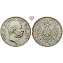 German Empire, Sachsen, Georg, 2 Mark 1904, E, nearly xf, J. 132