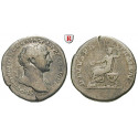 Roman Imperial Coins, Trajan, Denarius 112-114, vf