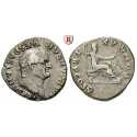 Roman Imperial Coins, Vespasian, Denarius 74, vf