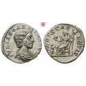 Roman Imperial Coins, Julia Soaemias, mother of Elagabalus, Denarius, xf