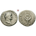 Roman Imperial Coins, Vespasian, Denarius 71, vf