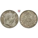 German Empire, Sachsen, Georg, 2 Mark 1904, On his death, E, xf-unc, J. 132