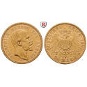 German Empire, Anhalt, Friedrich I., 20 Mark 1901, A, 7.17 g fine, vf-xf, J. 181