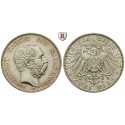 German Empire, Sachsen, Albert, 2 Mark 1902, on his death, E, good xf, J. 127