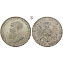 German Empire, Sachsen-Meiningen, Georg II., 5 Mark 1908, short beard, D, good vf / xf, J. 153b