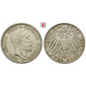 German Empire, Schwarzburg-Sondershausen, Karl Günther, 2 Mark 1896, A, vf-xf, J. 168
