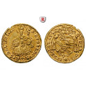 Salzburg, Diocese, Guidobald von Thun und Hohenstein, 1/4 Dukat 1660, nearly xf