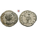 Roman Imperial Coins, Julia Domna, wife of Septimius Severus, Denarius about 214, FDC