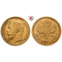Russia, Nicholas II, 15 Roubles 1897, 11.6 g fine, vf-xf