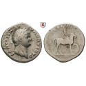 Roman Imperial Coins, Domitian, Caesar, Denarius 76-77, vf
