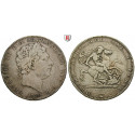 Great Britain, George III, Crown 1820, vf