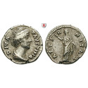 Roman Imperial Coins, Faustina Senior, wife of  Antoninus Pius, Denarius after 141, good vf