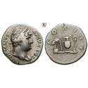 Roman Imperial Coins, Hadrian, Denarius 125-127, vf