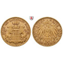 German Empire, Hamburg, 10 Mark 1909, J, vf-xf, J. 211