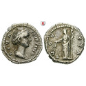 Roman Imperial Coins, Faustina Senior, wife of  Antoninus Pius, Denarius after 141, good vf