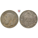 German Empire, Baden, Friedrich I., 2 Mark 1901, G, good vf, J. 28