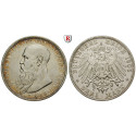 German Empire, Sachsen-Meiningen, Georg II., 3 Mark 1908, D, vf-xf, J. 152