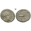 Roman Republican Coins, M. Carbo, Denarius, vf-xf
