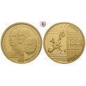 Belgium, Belgian Kingdom, Albert II., 100 Euro 2002, 15.55 g fine, PROOF