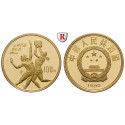 China, People´s Republic, 100 Yuan 1990, 10.39 g fine, PROOF