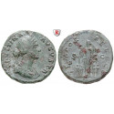 Roman Imperial Coins, Faustina Junior, wife of  Marcus Aurelius, Sestertius vor 176, vf