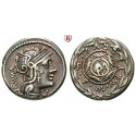 Roman Republican Coins, M. Caecilius Metellus, Denarius 127 v. Chr., vf-xf / vf