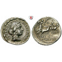 Roman Republican Coins, C. Annius and L. Fabius Hispaniensis, Denarius 82-81 BC, xf