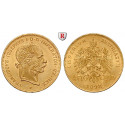 Austria, Empire, Franz Joseph I, 4 Gulden 1892, 2.9 g fine, FDC