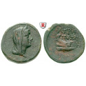 Bosporus, Phanagoreia, Polemon I., Bronze 14-12 BC, vf