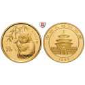 China, 50 Yuan 1982-2003, 15.55 g fine, FDC