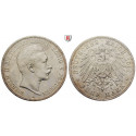 German Empire, Preussen, Wilhelm II., 5 Mark 1901, A, vf, J. 104