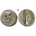 Roman Republican Coins, Q.Sicinius and C. Coponius, Denarius, nearly xf