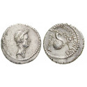 Roman Republican Coins, Caius Iulius Caesar, Denarius 42 BC, nearly xf / xf