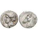 Sicily, The Carthaginians in Sicily, Tetradrachm approx. 320 BC, nearly xf