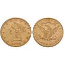USA, 10 Dollars 1882, 15.05 g fine, nearly xf