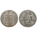 Sachsen (Saxony), Sachsen-Weimar-Eisenach, Carl August, 1/24 Taler 1821, vf