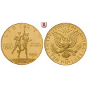 USA, Commemoratives, 10 Dollars 1984, 15.05 g fine, FDC
