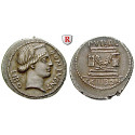 Roman Republican Coins, L.Scribonius Libo, Denarius 62 BC, xf / vf-xf